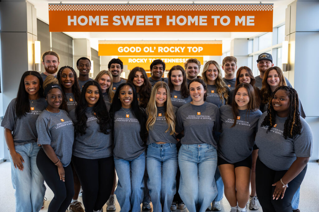 group photo of 2025-2025 Jones Center Ambassadors
